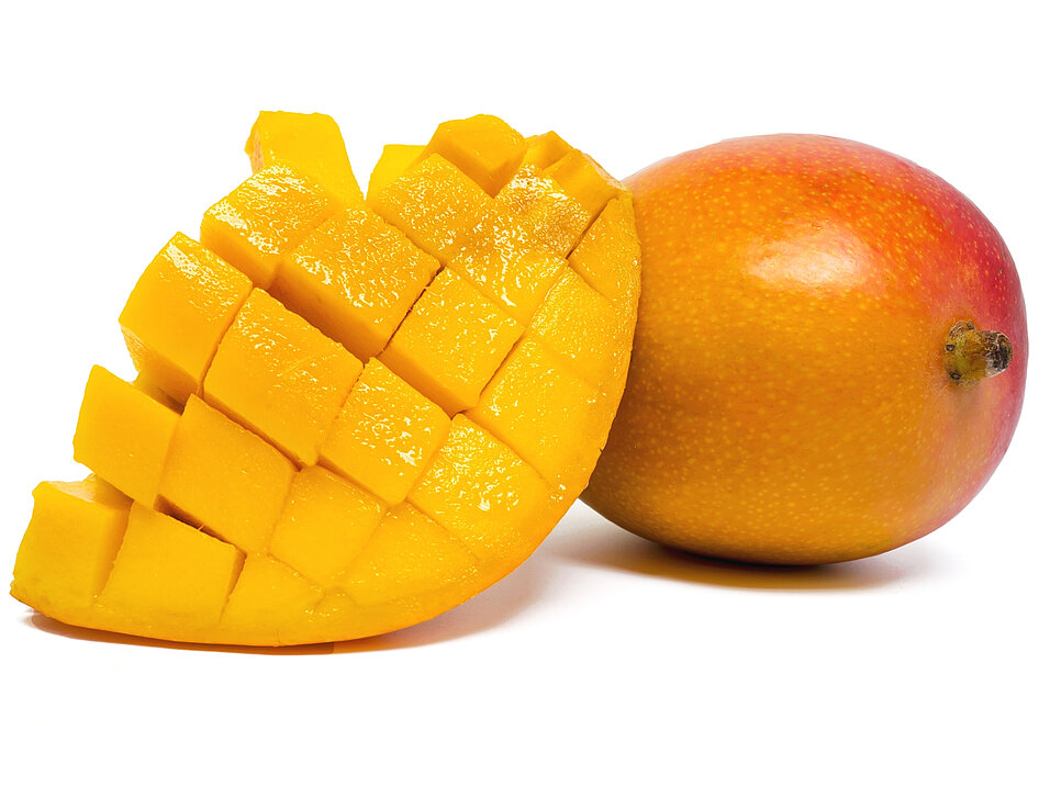 Mango geschnitten