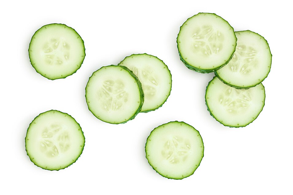 Cucumber slices