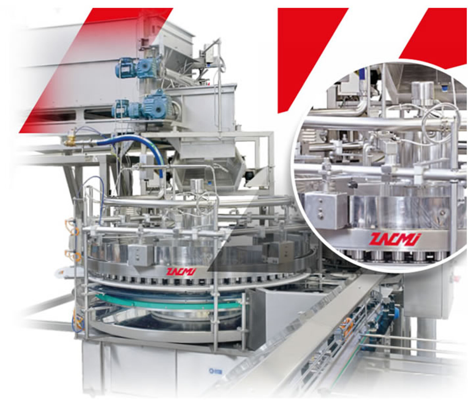 Filling machine pet food